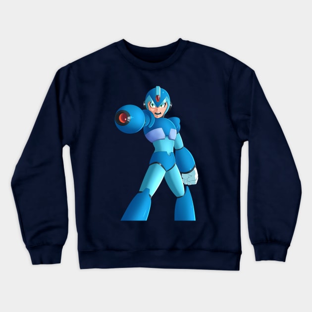 Megaman X Crewneck Sweatshirt by SenpaiLove